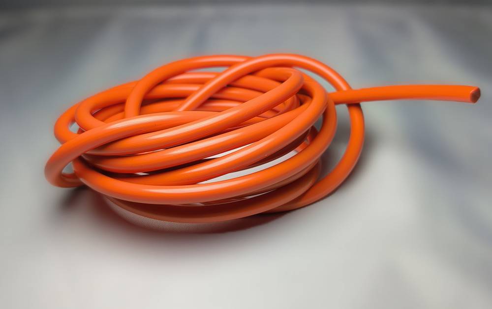 extrusion jonc pvc orange isogaine